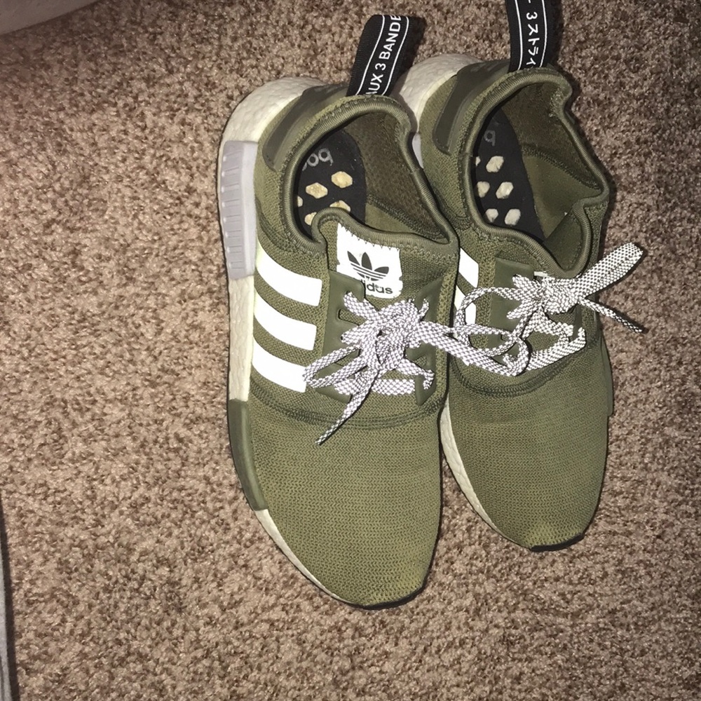 nmd addias olive green